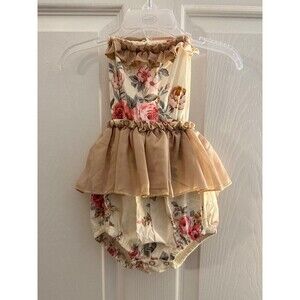 baileys blossoms Romper Size 6-12 Months NWT